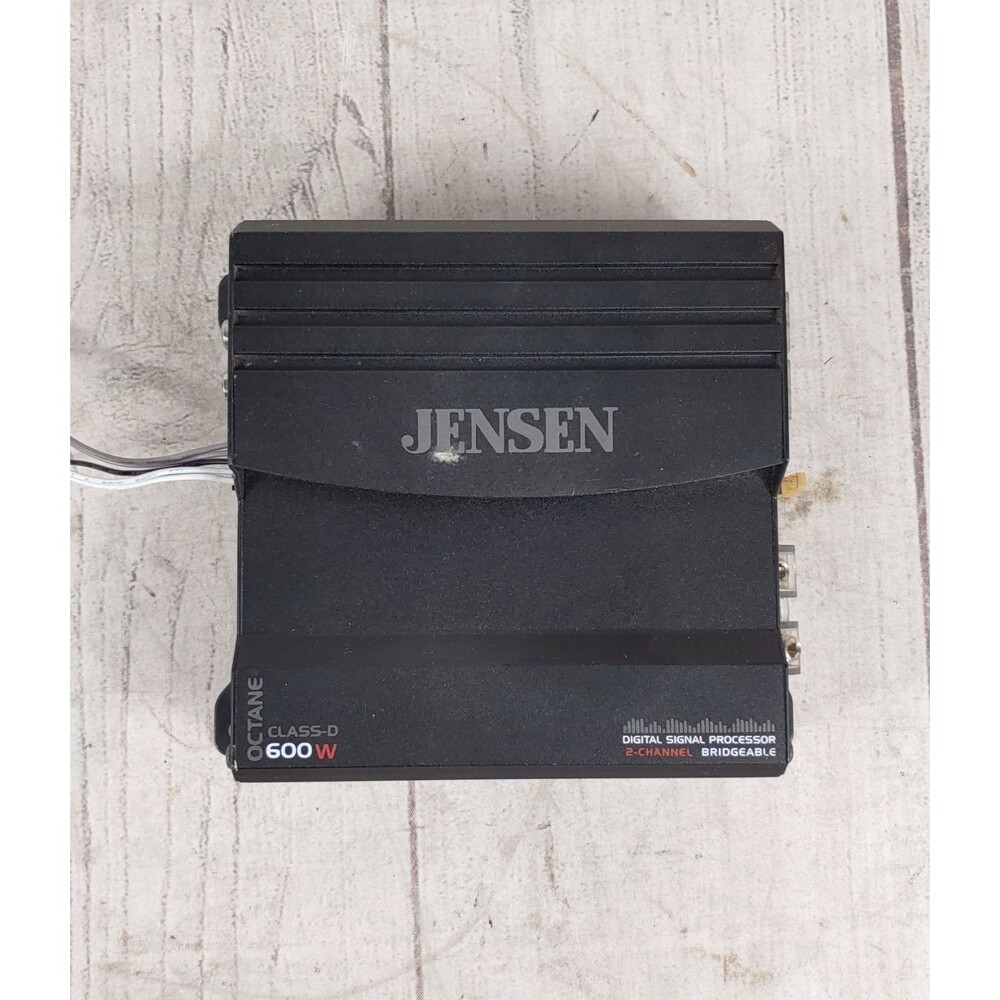 Jensen Octane XDA92RB Class D Amplifier 2 Channel Bridgeable 600W Car Amp TESTED